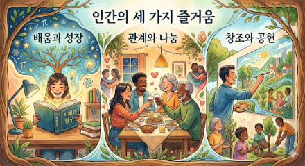 [굿리더뉴스] 성현들이 말하는 인간의 세가지 즐거움은...