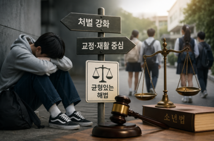 [굿리더뉴스] 촉법소년 연령 낮춘다..소년 범죄에 기성 세대 책임도 적지 않아..