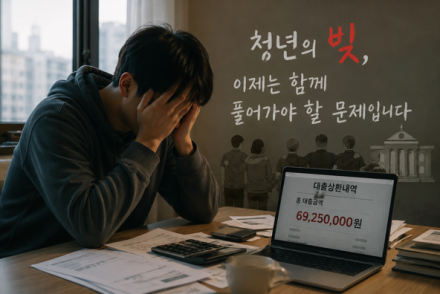 [굿리더뉴스] 한창 꿈꾸어야 할 청년들이 빚에 허덕인다면...이제 정부가 발벗고 나서야..