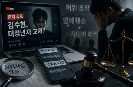 [굿리더뉴스] 배우 김수현 사건이 드러낸 디지털 명예살인과 AI 시대의 책임