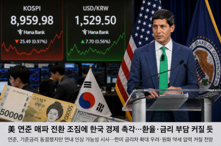 [굿리더뉴스] 美 연준 매파 전환 조짐에 한국 경제 촉각...환율-금리 부담 커질듯